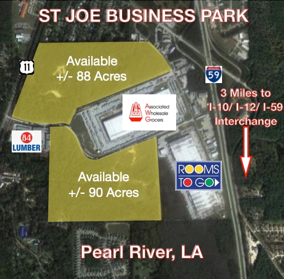 62585 Hwy 11, Pearl River, LA for sale Aerial- Image 1 of 2