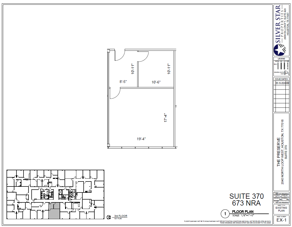 2000 N Loop Fwy W, Houston, TX à louer Plan d  tage- Image 1 de 1