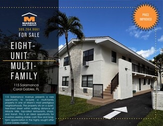 More details for 115 Salamanca Ave, Coral Gables, FL - Multifamily for Sale