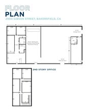 2900 Gibson St, Bakersfield, CA à louer Plan d’étage- Image 1 de 1