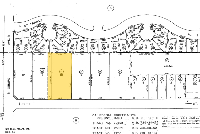 3245 E 59th St, Long Beach, CA for lease - Plat Map - Image 2 of 2