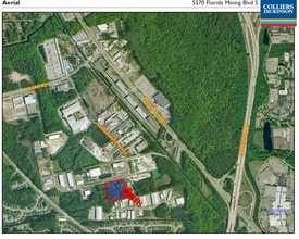5570 Florida Mining Blvd S, Jacksonville, FL - Aérien  Vue de la carte