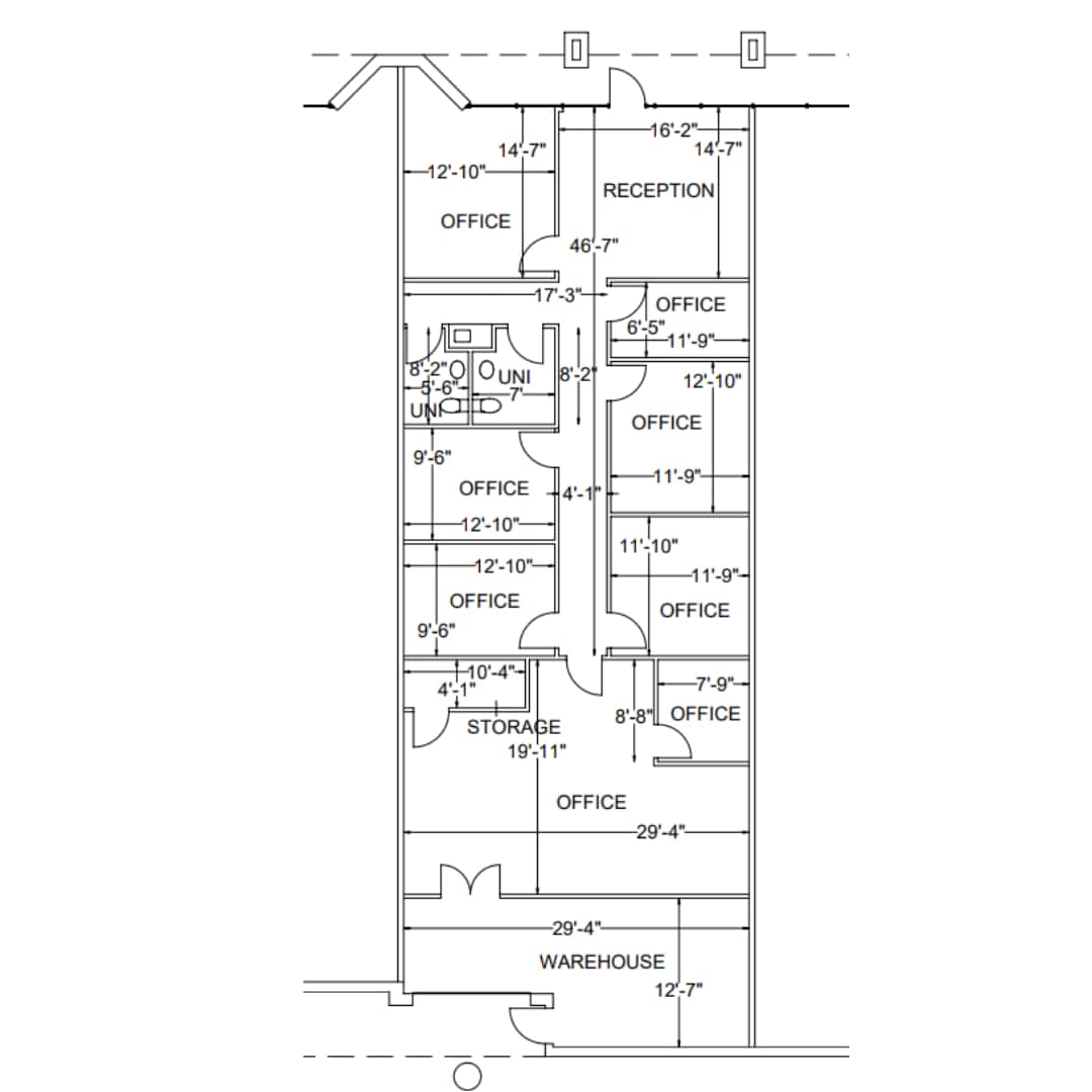 1335 Capital Circle, Marietta, GA à louer Plan d’étage- Image 1 de 1