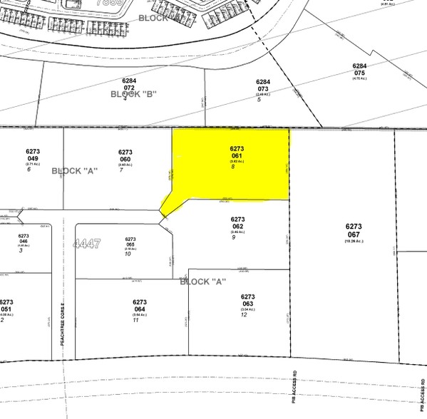 5824 Peachtree Cors E, Peachtree Corners, GA à louer - Plan cadastral - Image 3 de 6