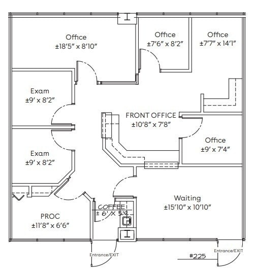 5501 N 19th Ave, Phoenix, AZ for lease Floor Plan- Image 1 of 1