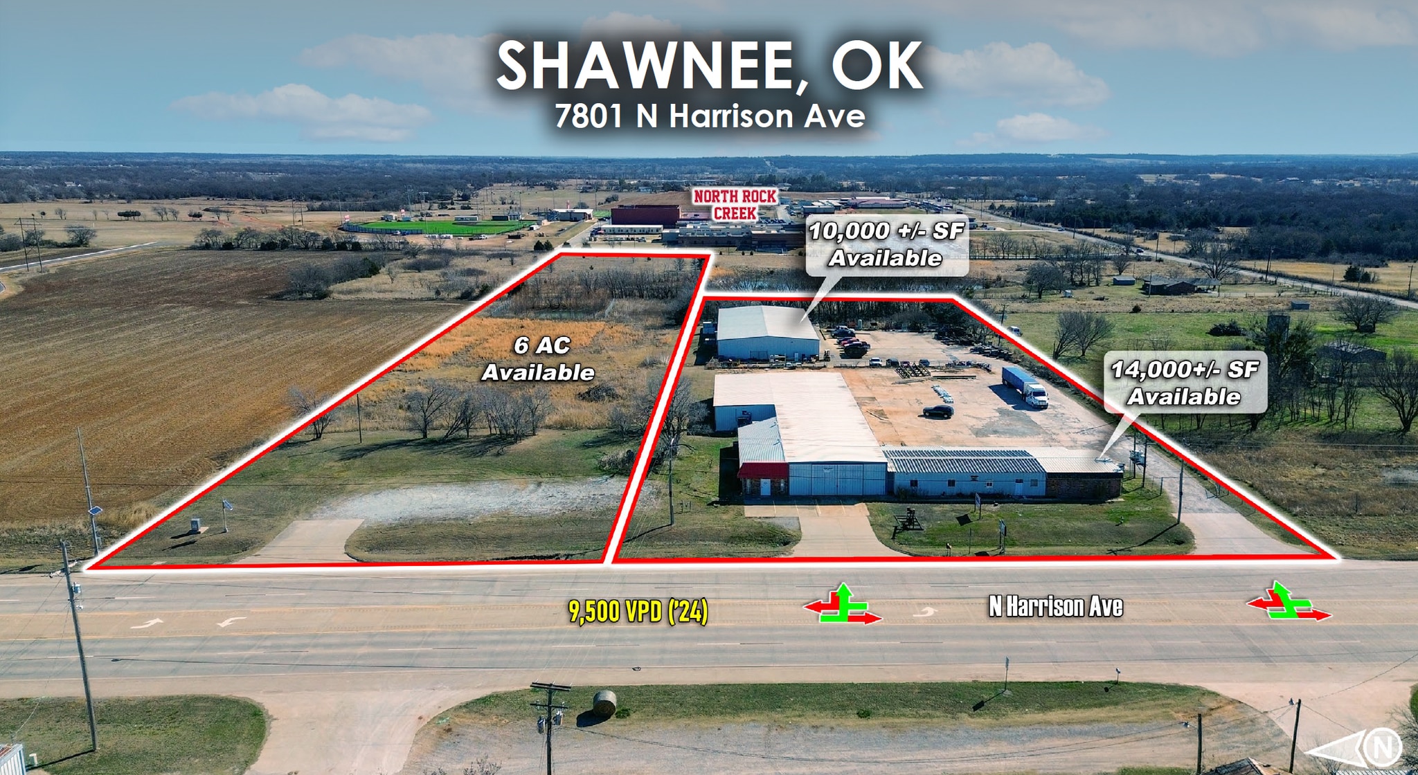 7801 N Harrison Ave, Shawnee, OK for lease Primary Photo- Image 1 of 7