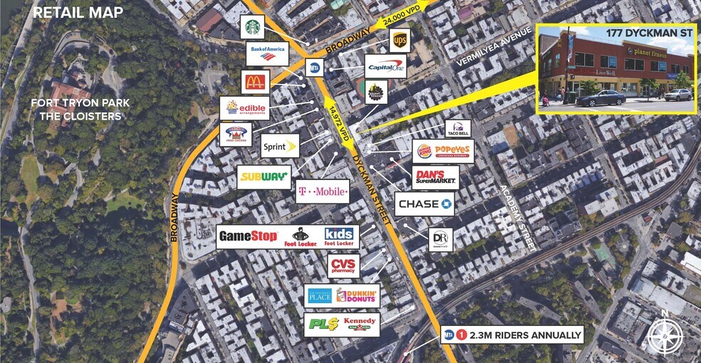 177-185 Dyckman St, New York, NY à louer - Photo du bâtiment - Image 3 de 3