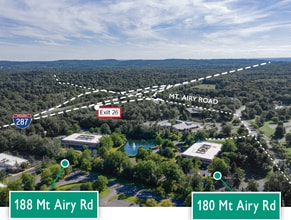 180 Mount Airy Rd, Basking Ridge, NJ - AERIAL map view - Image1
