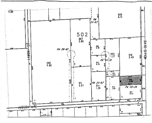 2225 N Nellis Blvd, Las Vegas, NV à vendre - Plan cadastral - Image 3 de 5