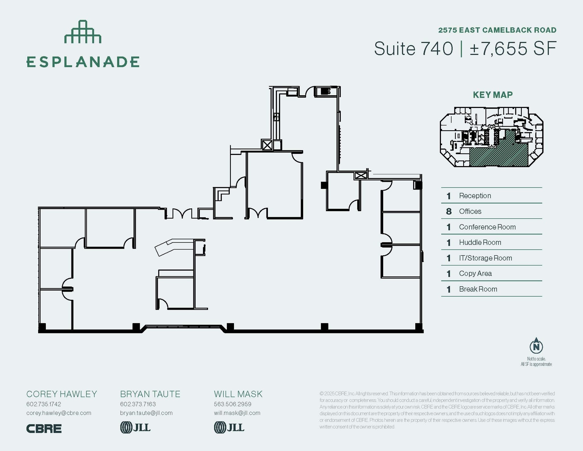 2575 E Camelback Rd, Phoenix, AZ for lease Floor Plan- Image 1 of 1