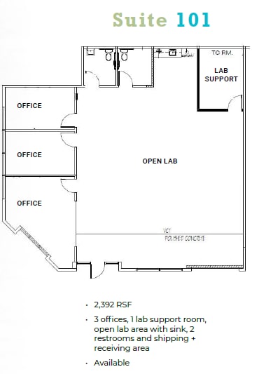 6185 Cornerstone Ct E, San Diego, CA for lease Floor Plan- Image 1 of 1
