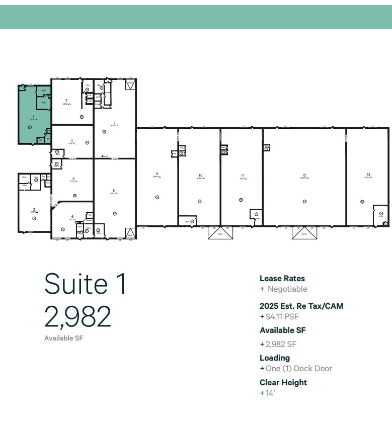 1449-1471 NW 1st Ave, New Brighton, MN for lease Floor Plan- Image 1 of 1
