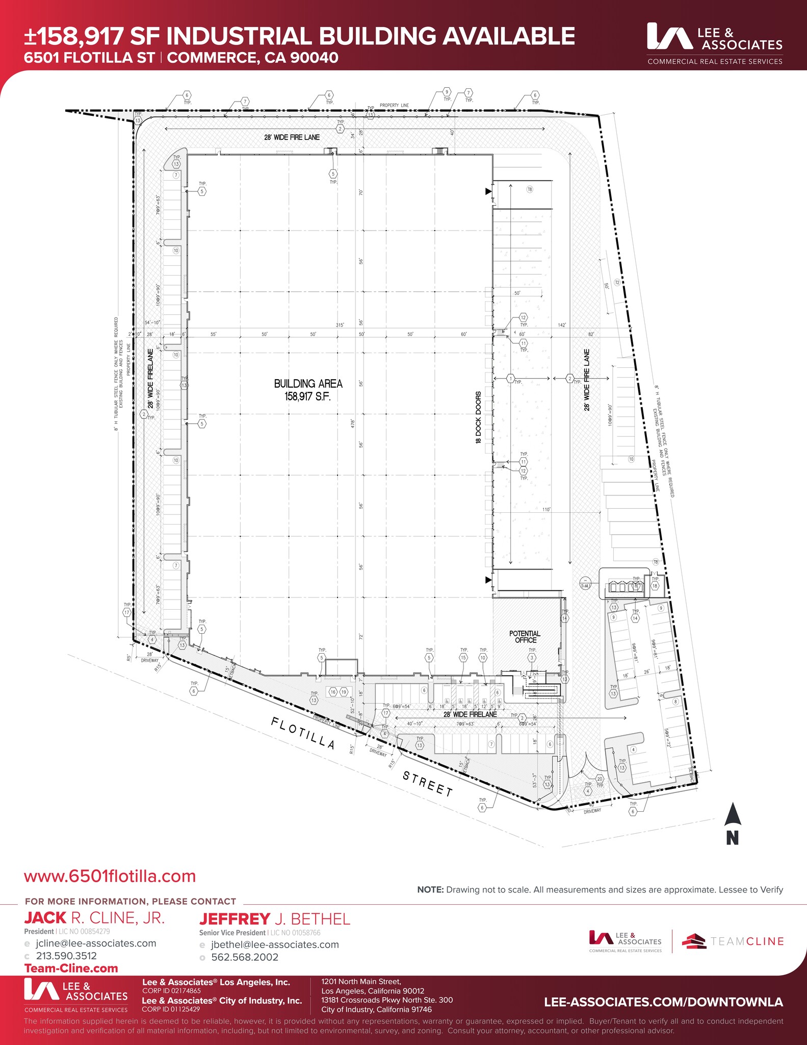 6501 Flotilla St, Commerce, CA à louer Plan de site- Image 1 de 1