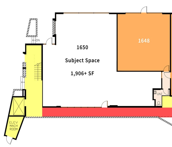 1650 Westwood Blvd, Los Angeles, CA for lease - Site Plan - Image 2 of 5