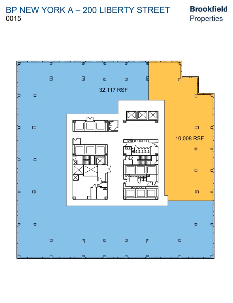 200 Liberty St, New York, NY for lease Floor Plan- Image 1 of 1