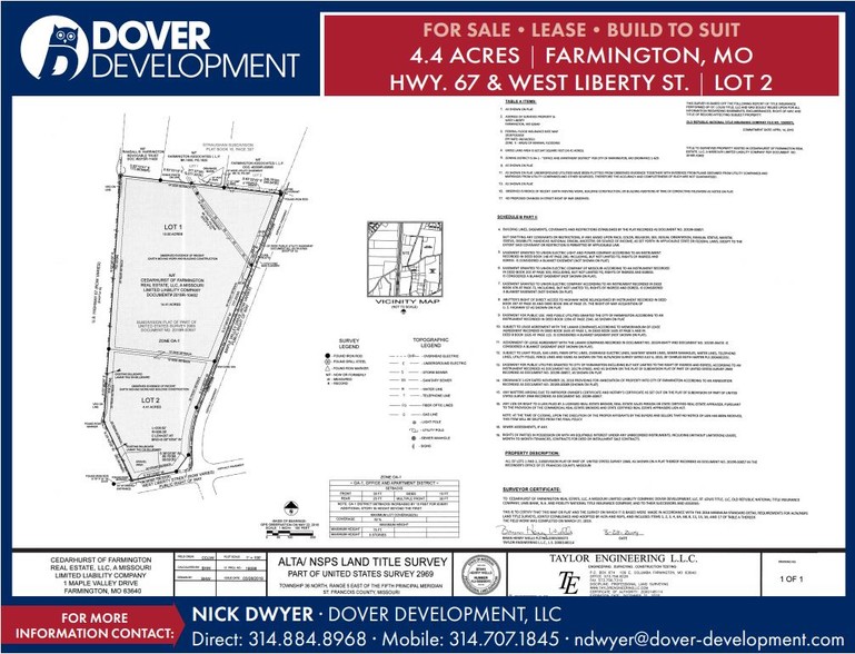 1 Maple Valley, Farmington, MO à vendre - Plan cadastral - Image 3 de 4