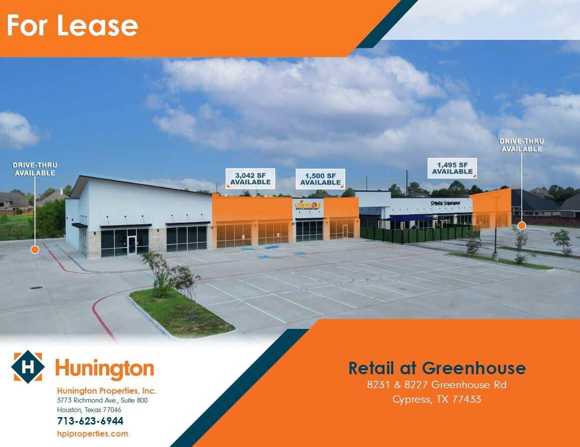 8227 Greenhouse Rd, Cypress, TX for lease Primary Photo- Image 1 of 2