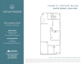 11209 N Tatum Blvd, Phoenix, AZ à louer Plan de site- Image 1 de 1