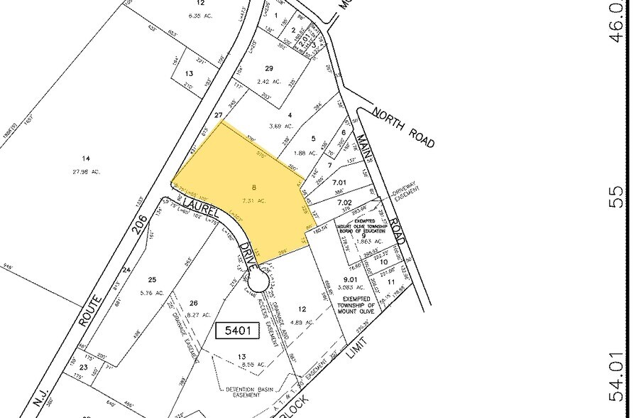 2 Laurel Dr, Flanders, NJ à louer - Plan cadastral - Image 2 de 4
