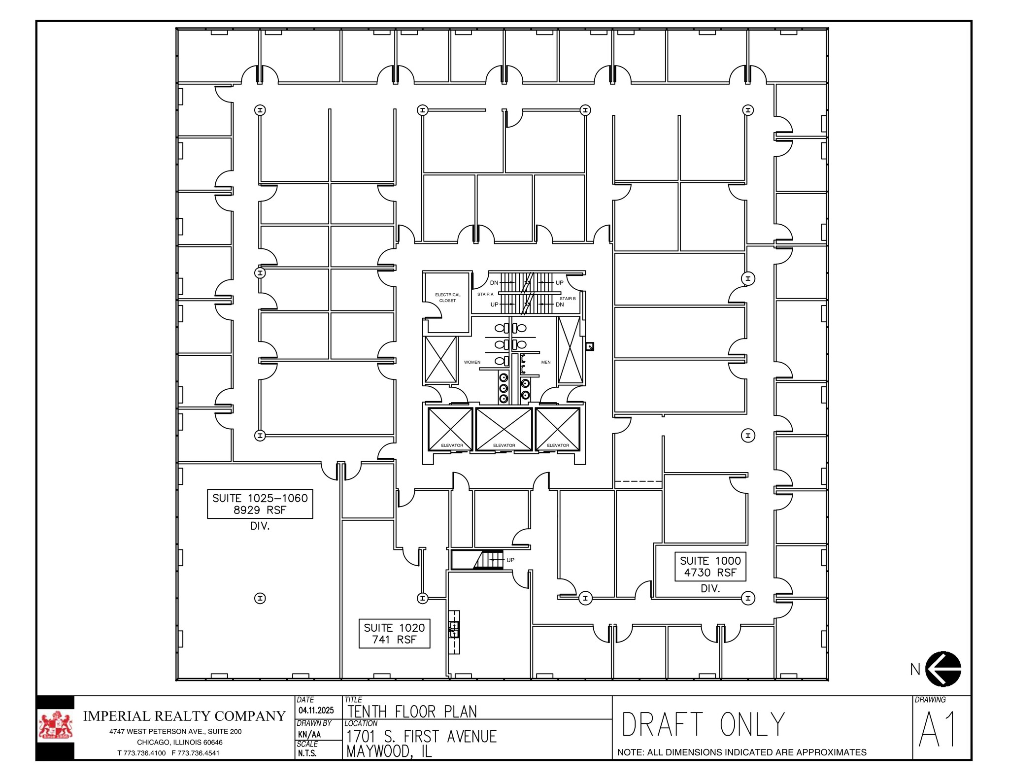 1701 S 1st Ave, Maywood, IL for lease Site Plan- Image 1 of 1