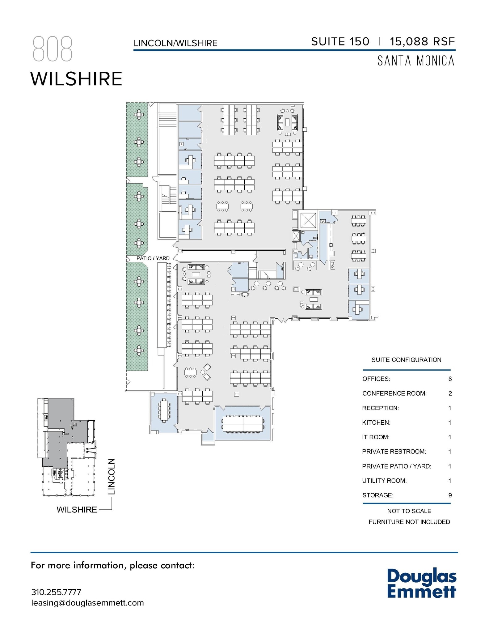 808 Wilshire Blvd, Santa Monica, CA for lease Floor Plan- Image 1 of 1