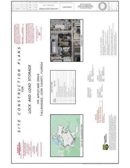 576 Appleyard Dr, Tallahassee, FL à vendre - Plan de site - Image 2 de 3