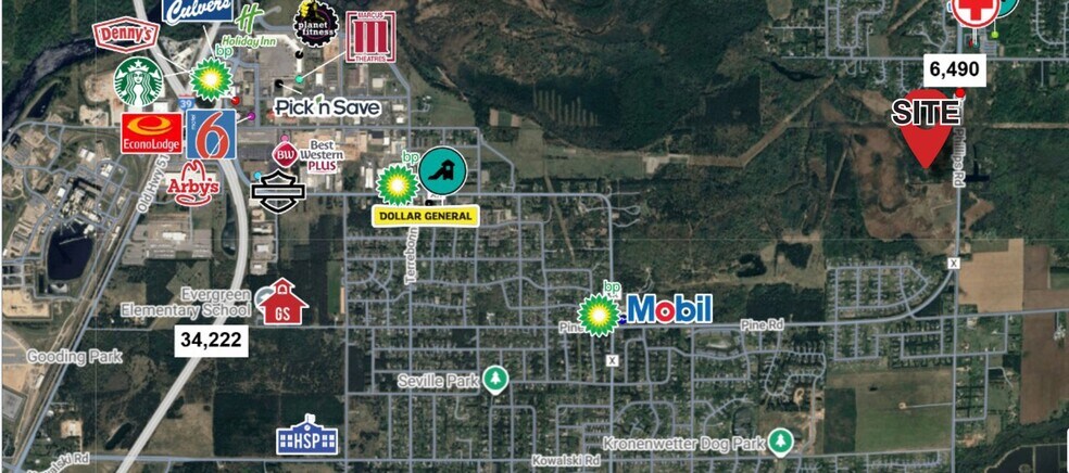 Camp Phillips Rd, Mosinee, WI à vendre - Photo du bâtiment - Image 2 de 2