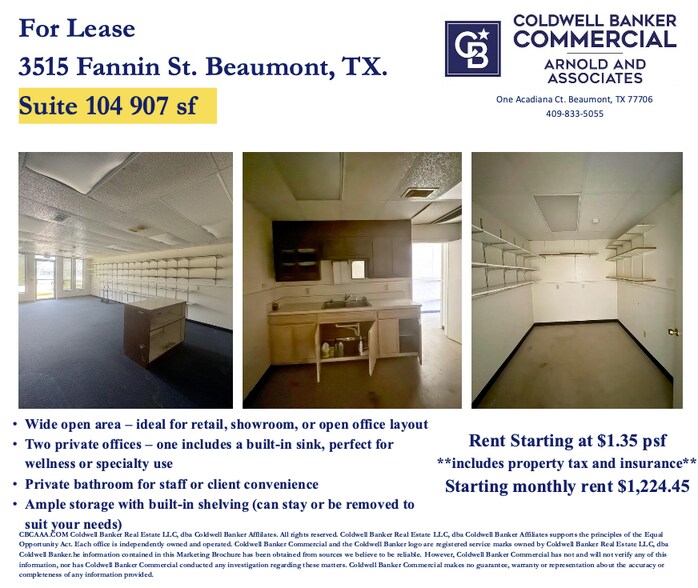 3515 Fannin St, Beaumont, TX à louer - Photo du bâtiment - Image 2 de 7