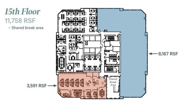 100 N Main St, Winston-Salem, NC à louer Plan d  tage- Image 1 de 1