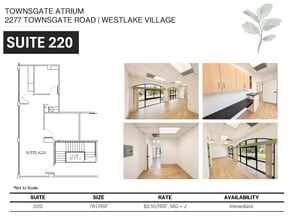 2277 Townsgate Rd, Westlake Village, CA for lease Floor Plan- Image 1 of 6