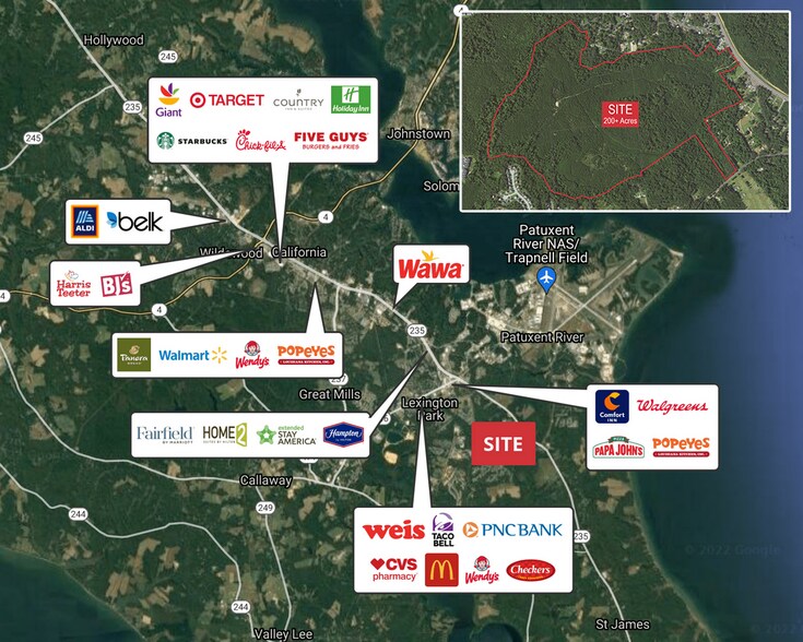 0 Three Notch Rd, Lexington Park, MD à vendre - Photo du bâtiment - Image 1 de 4