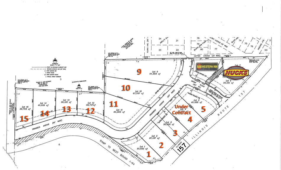 NW I-64 And IL Route 157 Interchange, Caseyville, IL à louer - Plan de site - Image 3 de 4