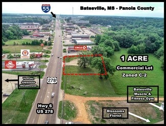 More details for 624 Hwy 6/Mississippi 278, Batesville, MS - Land for Sale
