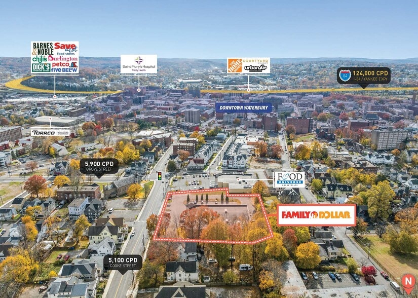 91 Cooke St, Waterbury, CT à vendre - Photo du bâtiment - Image 3 de 5