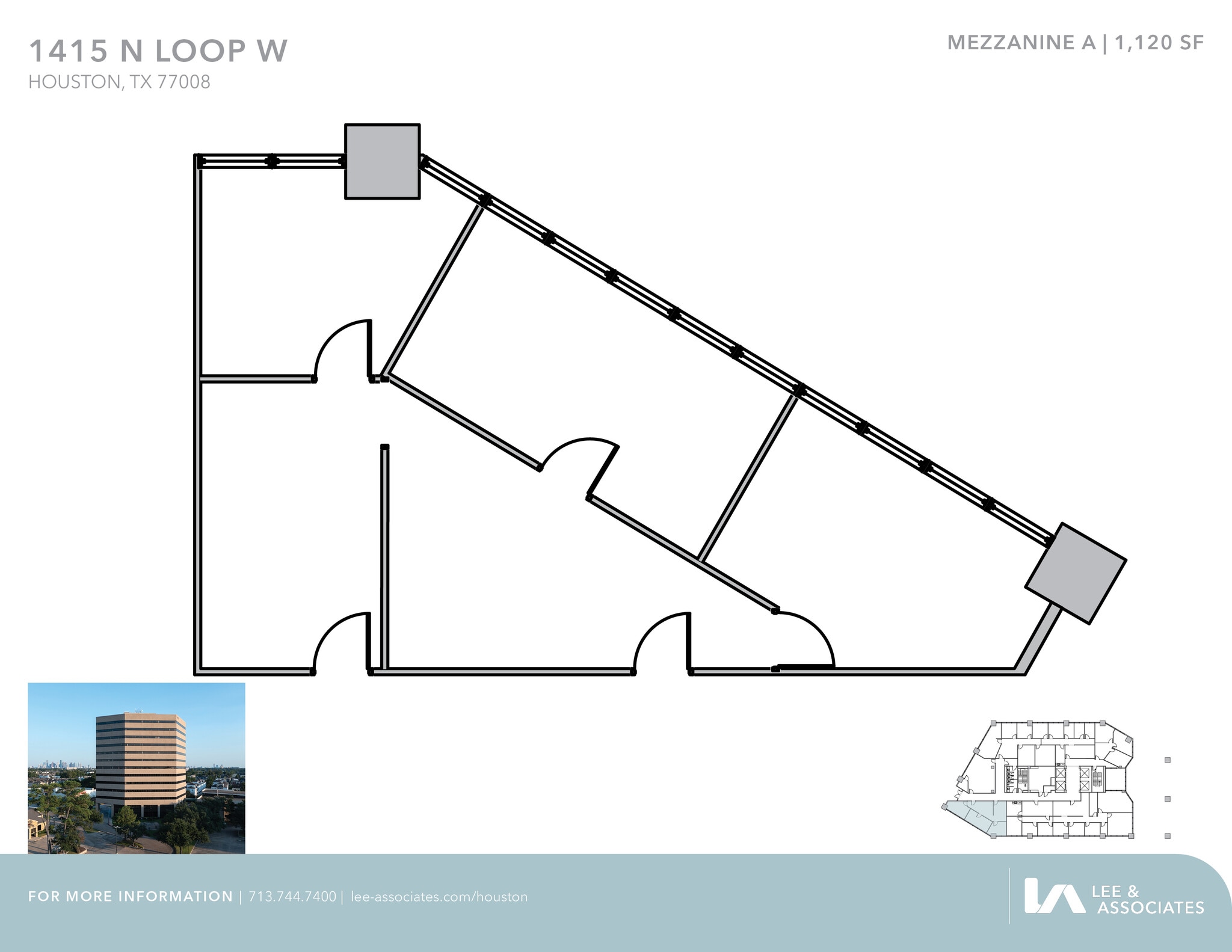 1415 North Loop W, Houston, TX for lease Floor Plan- Image 1 of 1