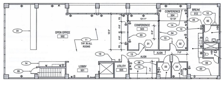 1629 Telegraph Ave, Oakland, CA à louer Plan d  tage- Image 1 de 11