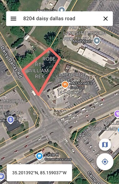 8204 Daisy Dallas rd, Hixson, TN à vendre - Plan cadastral - Image 1 de 1