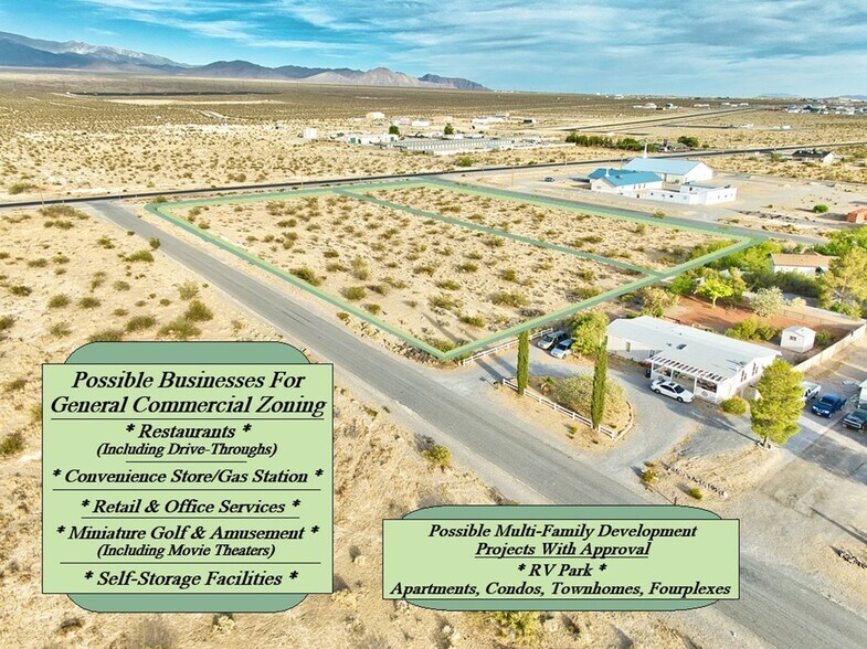 4200 N. Highway 160, Pahrump, NV à vendre - Aérien - Image 3 de 13