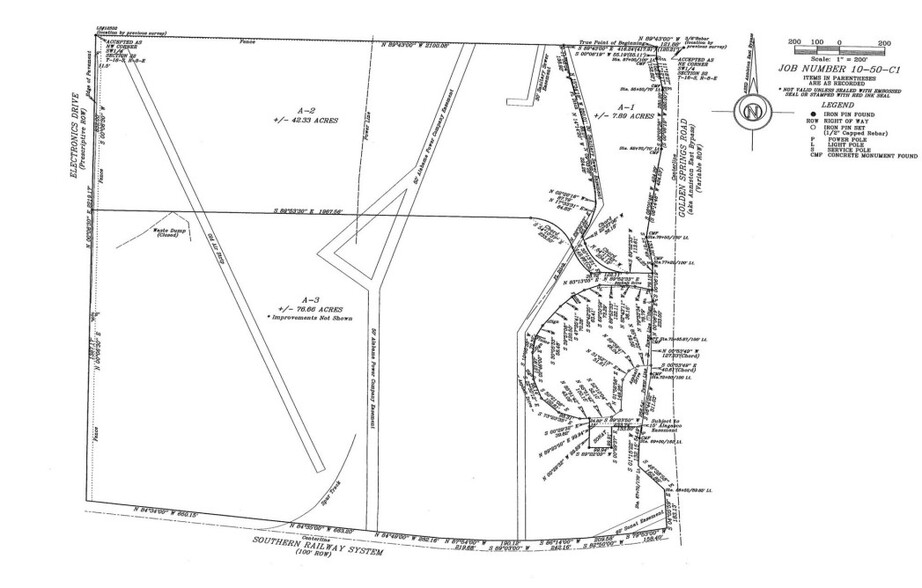 1800 Golden Springs Rd, Anniston, AL à vendre - Plan cadastral - Image 3 de 4