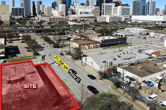 2102-2112 Pease St, Houston, TX - AERIAL  map view - Image1