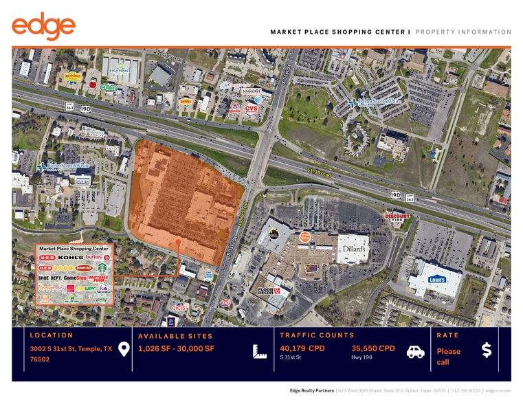 2940-3170 S 31st St, Temple, TX for lease - Building Photo - Image 2 of 7