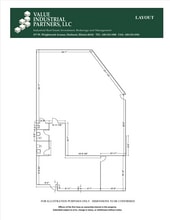 245 W Roosevelt Rd, West Chicago, IL à louer Plan d’étage- Image 1 de 1