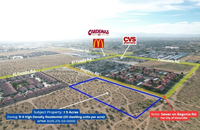 More details for Begonia Rd, Victorville, CA - Land for Sale
