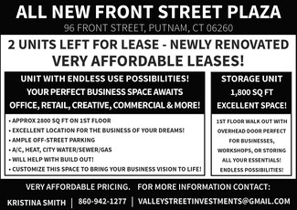 Plus de détails pour 96 Front St, Putnam, CT - Vente au détail, Industriel à louer