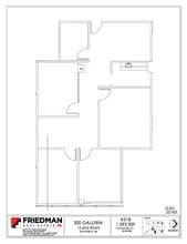 300 Galleria Officentre, Southfield, MI for lease Floor Plan- Image 1 of 2