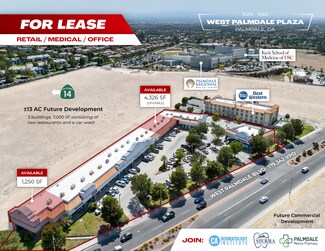 Plus de détails pour 520-540 W Palmdale Blvd, Palmdale, CA - Bureau/Commerce de détail, Commerce de détail à louer