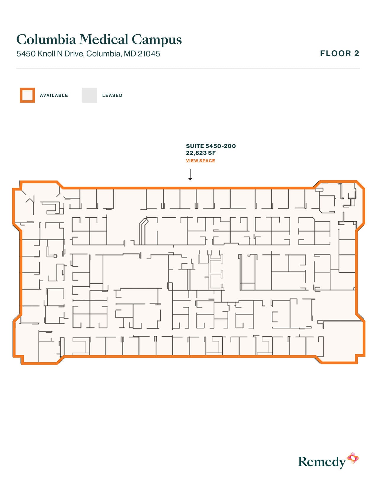 5450 Knoll North Dr, Columbia, MD à louer Plan d’étage- Image 1 de 1