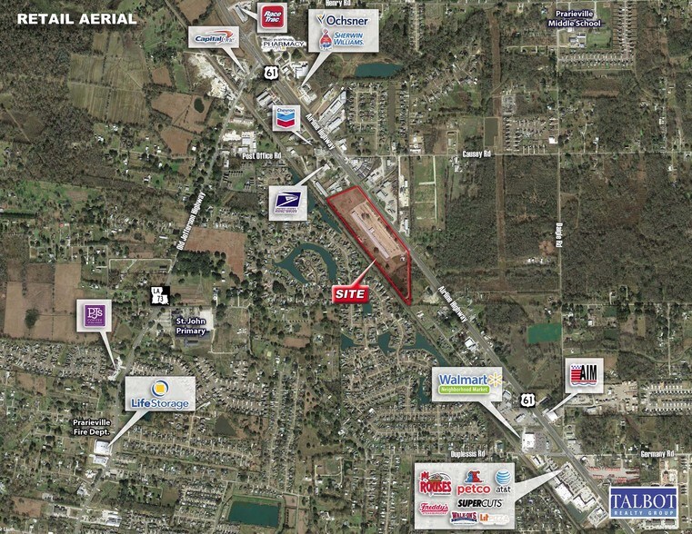 15545 Airline Hwy, Prairieville, LA à vendre - Photo du bâtiment - Image 2 de 3