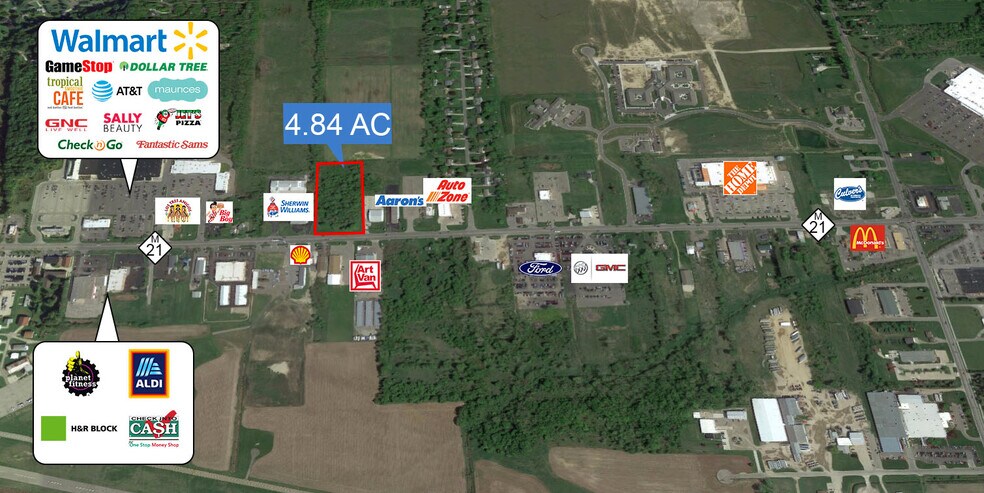 E M-21, Owosso, MI for sale - Building Photo - Image 2 of 3
