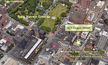 813 Chapel St, New Haven, CT for lease Aerial- Image 2 of 15